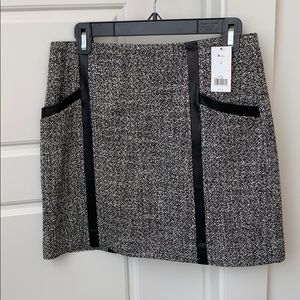 Leather accented work mini